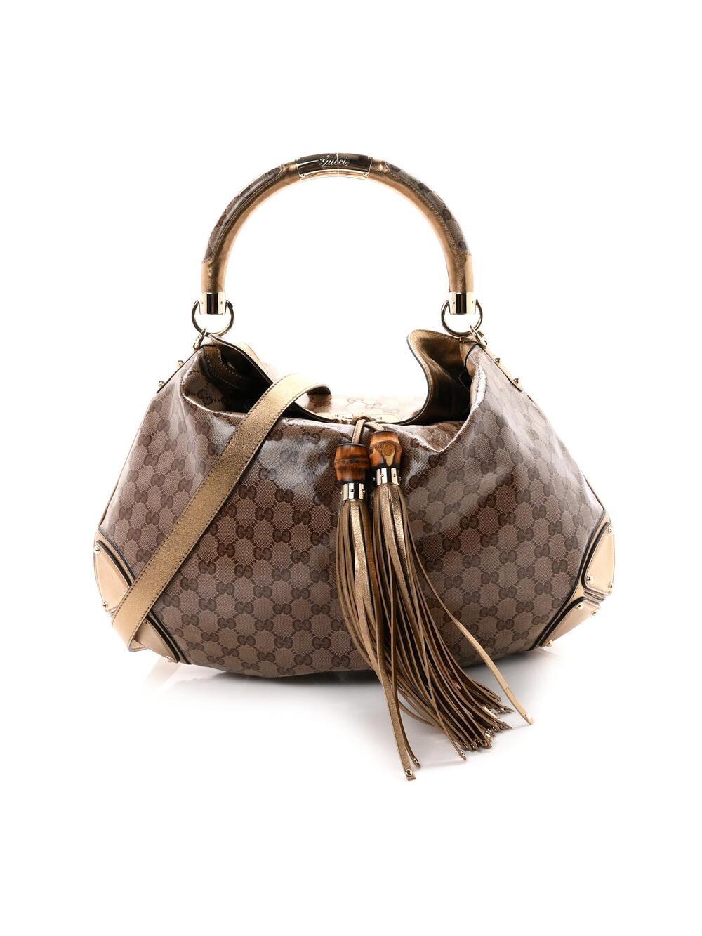 Gucci Crystal Metallic Calfskin Large #357359G10B